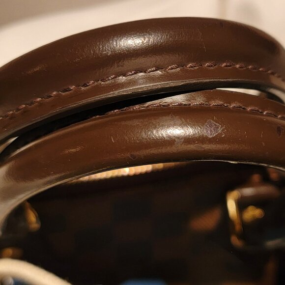 JUST SOLD Louis Vuitton Damier Ebene Alma BB Satchel Handbag - Picture 8 of 9